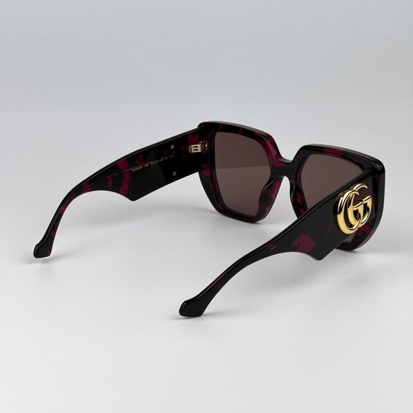 Gucci GG0956S 008 Sunglasses Havana Violet Brown Cat Eye Unisex GG 0956S main image 11